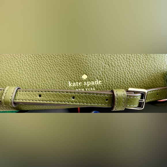 Kate Spade Marti Enchanted Green Leather Wallet Crossbody Bag Purse MSRP $249 - Picture 6 of 16